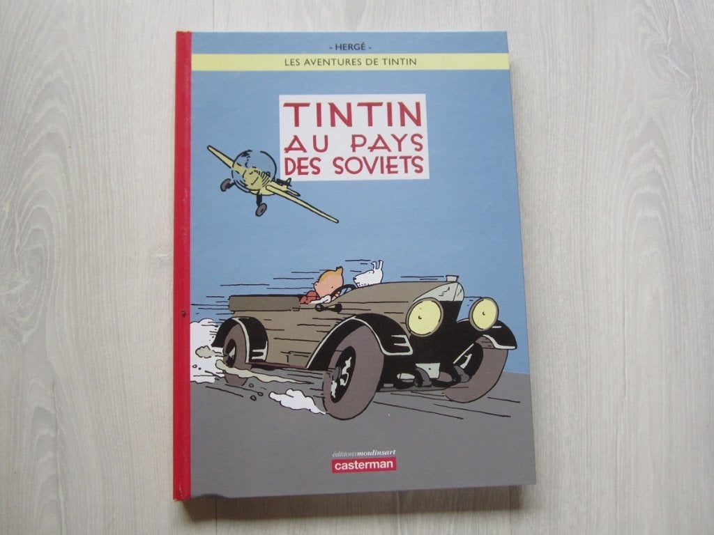Tintin au pays des Soviets - version colorisée - 10,00Eur, Eén stripboek, Ophalen of Verzenden, Zo goed als nieuw, Hergé
