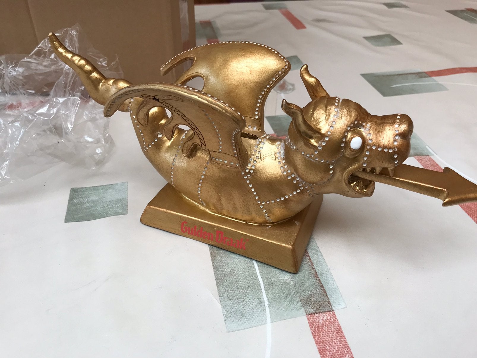 Gulden Draak bier spaarpot/beeld, Ophalen of Verzenden, Nieuw, Overige typen