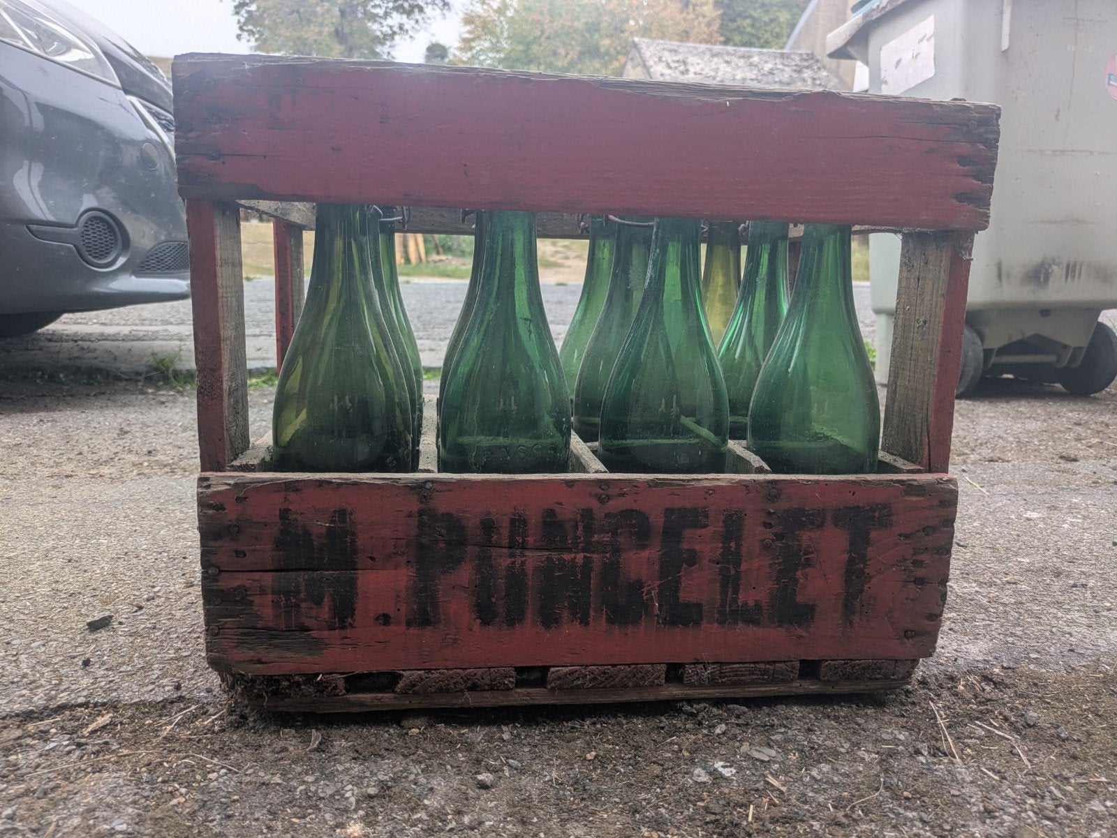 Casier de la brasserie poncelet Gedinne, Enlèvement, Utilisé, Bouteille(s)