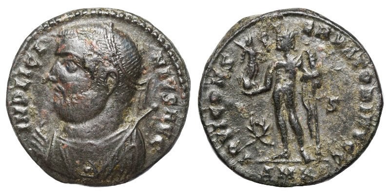Romeinse munt, LICINIUS I, 308-324 AD. WIJ ZIJN DWAZEN, Verzenden, Italië, Losse munt