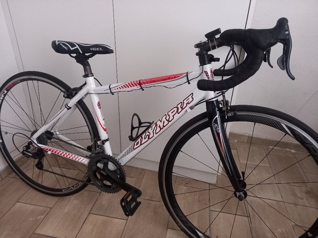 Olympia, Fietsen en Brommers, Ophalen, 28 inch, Carbon, Velgrem