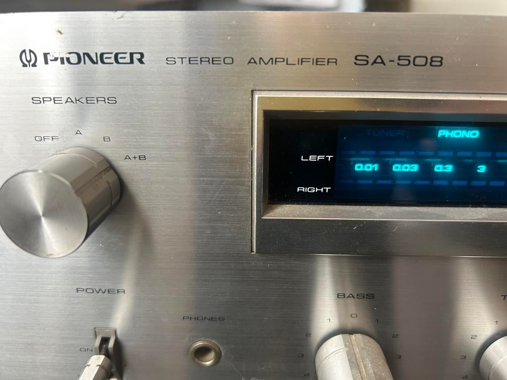 Pioneer SA-508 Stereo Versterker, Audio, Tv en Foto, Versterkers en Ontvangers, Ophalen of Verzenden, Zo goed als nieuw, Stereo