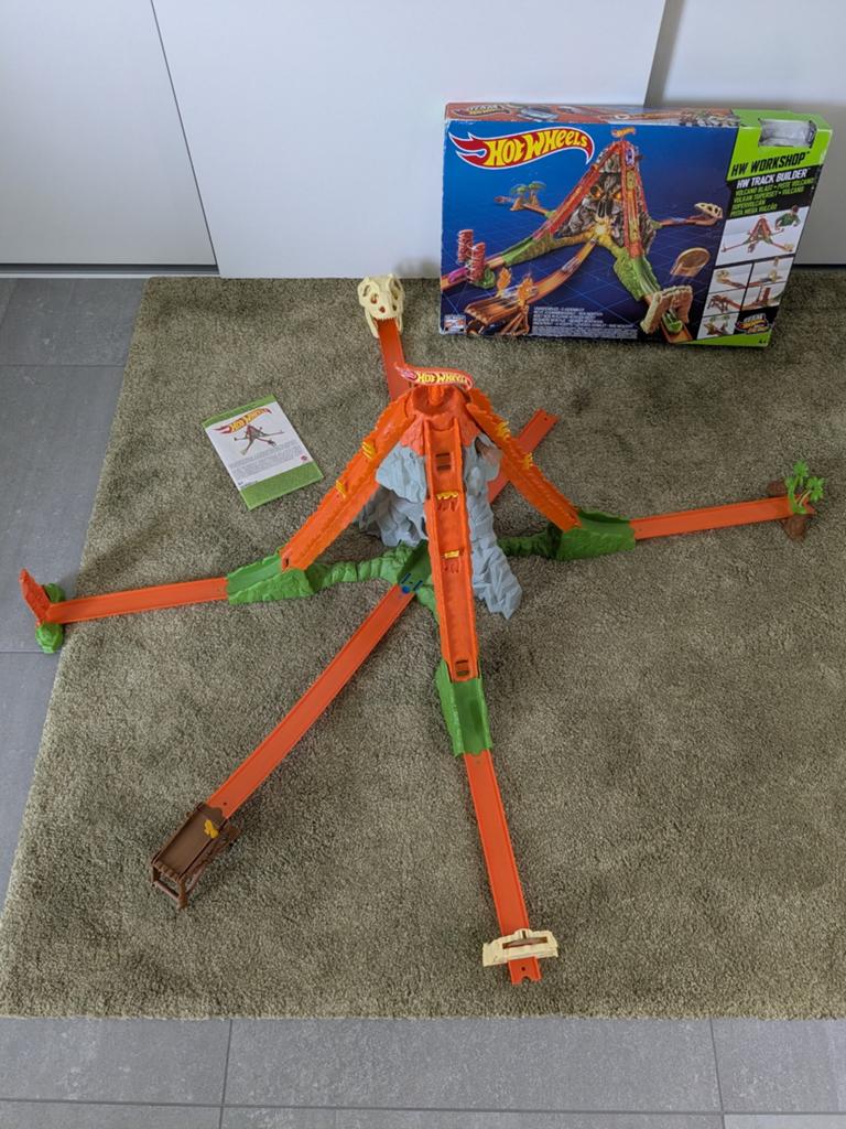Hot Wheels Track Builder Vulcano Blast, Enfants & Bébés, Jouets | Circuits, Mécanique à remonter, Enlèvement ou Envoi, Hot Wheels