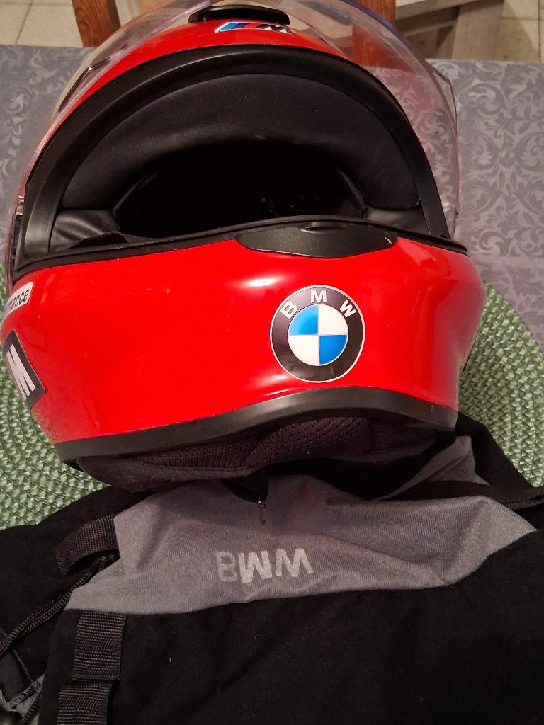 AV Casque BMW et sa house, Motos, Autres marques, Seconde main, Enlèvement ou Envoi, Casque intégral