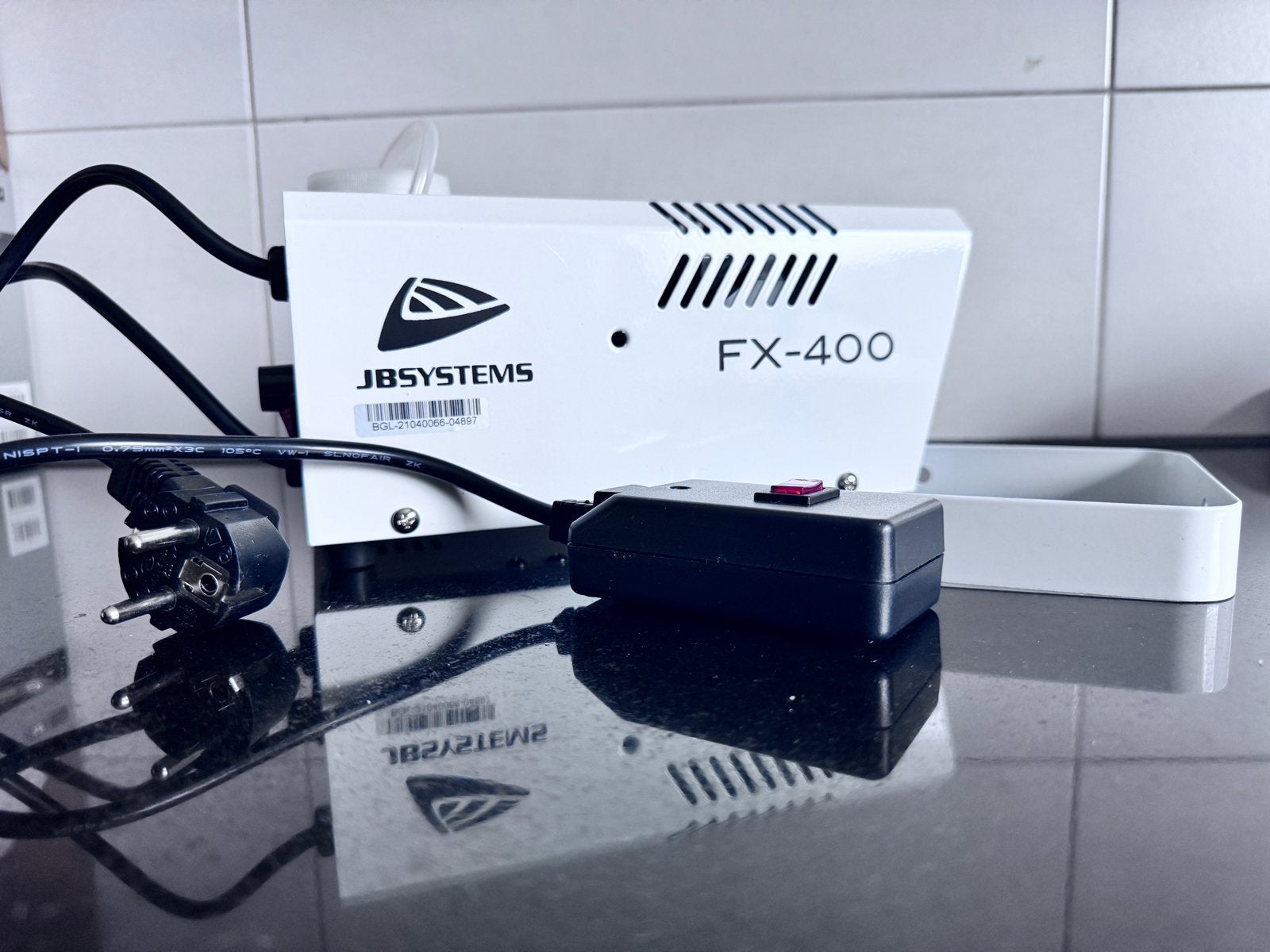 FX-400 JB SYSTEMS Rookmachine 400w met amber leds, Ophalen, Zo goed als nieuw