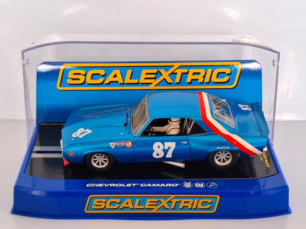 Scalextric Chevrolet Camaro 1969 Jerry Peterson Series C3430, Overige merken, Racebaan, Nieuw, Ophalen of Verzenden