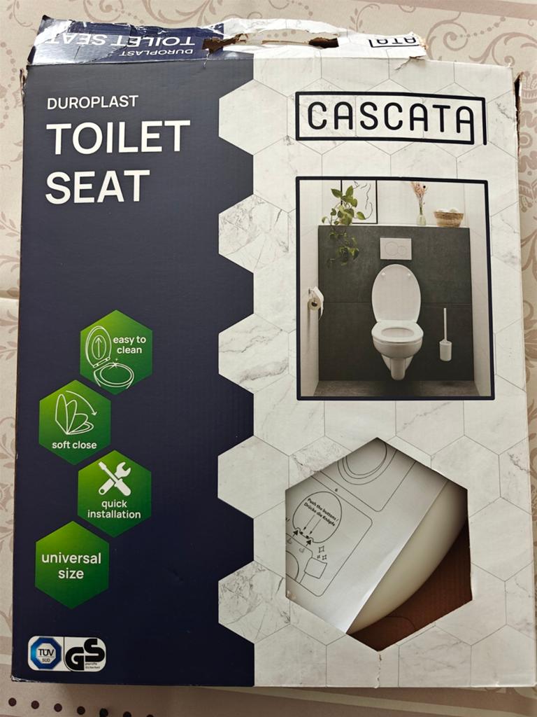 Nieuwe toiletbril wit (soft close), Huis en Inrichting, Ophalen
