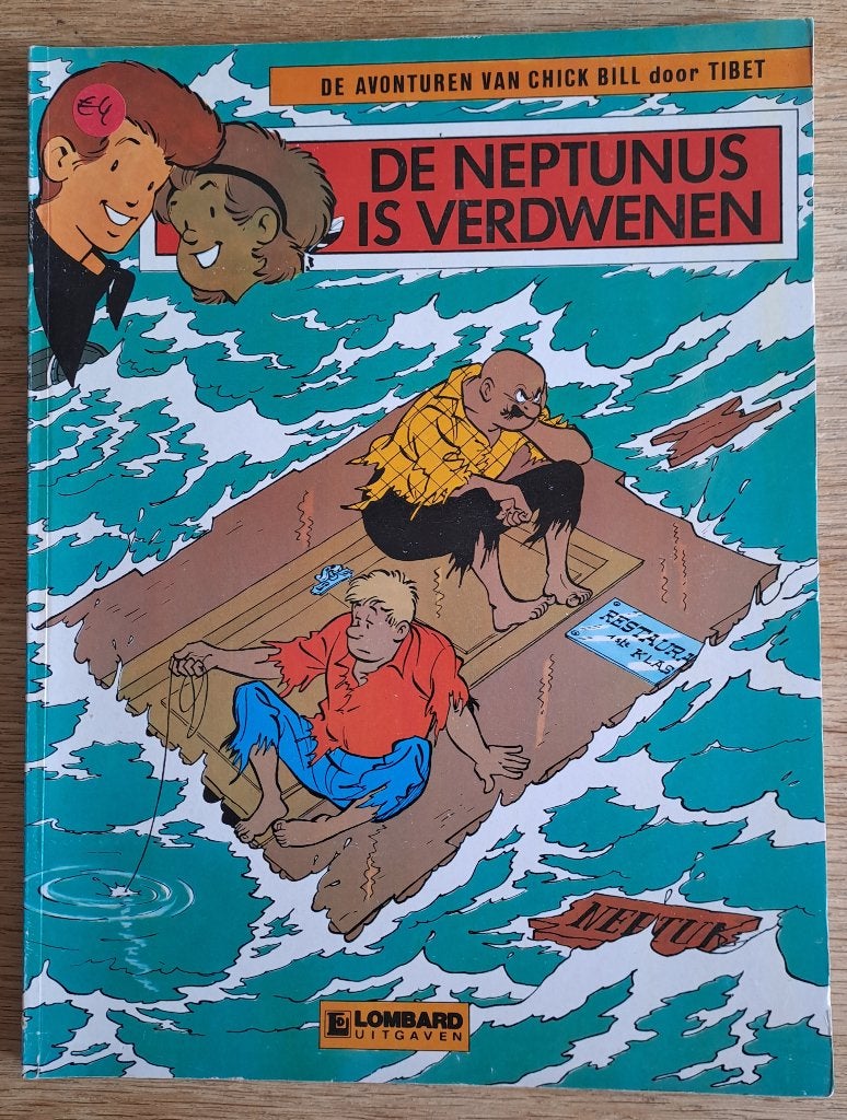12 - De Avonturen van Chick Bill - De Neptunus is verdwenen, Eén stripboek, Ophalen of Verzenden, Gelezen, Tibet