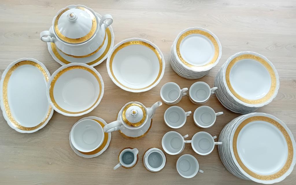 Service de vaisselle Bavaria 18 pièces en très bon état, Antiquités & Art, Enlèvement