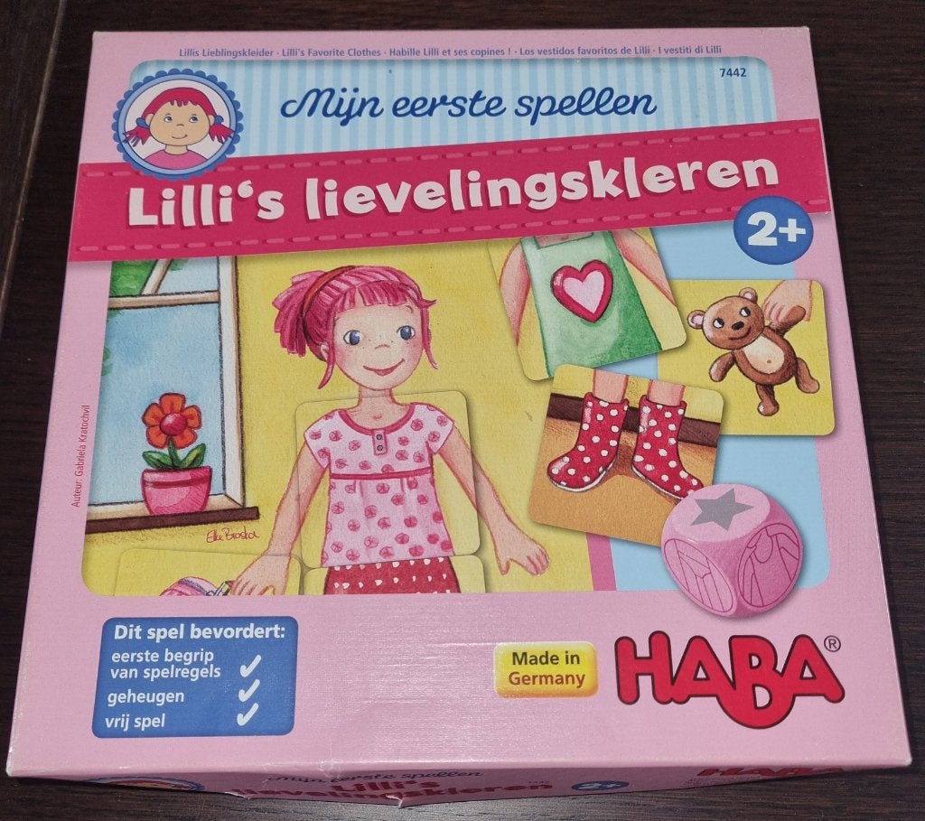 Jeu Haba: Les vêtements préférés de Lilli, Enlèvement, Comme neuf