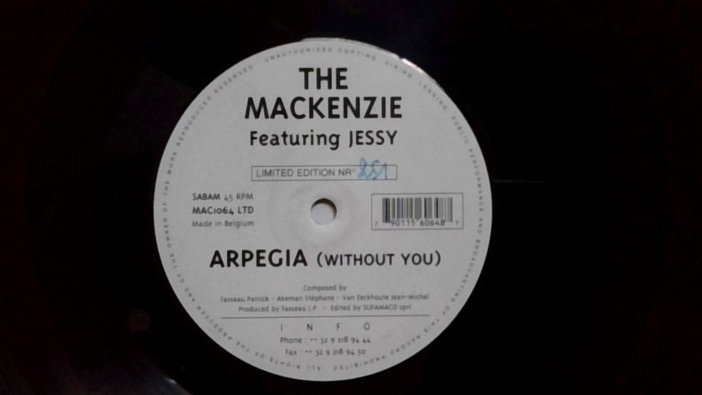 PROMOTION ! L' « ARPÉGIE » DU MACKENZIE, CD & DVD, Vinyles | Dance & House, 12 pouces, Enlèvement ou Envoi, Techno ou Trance, Édition limitée
