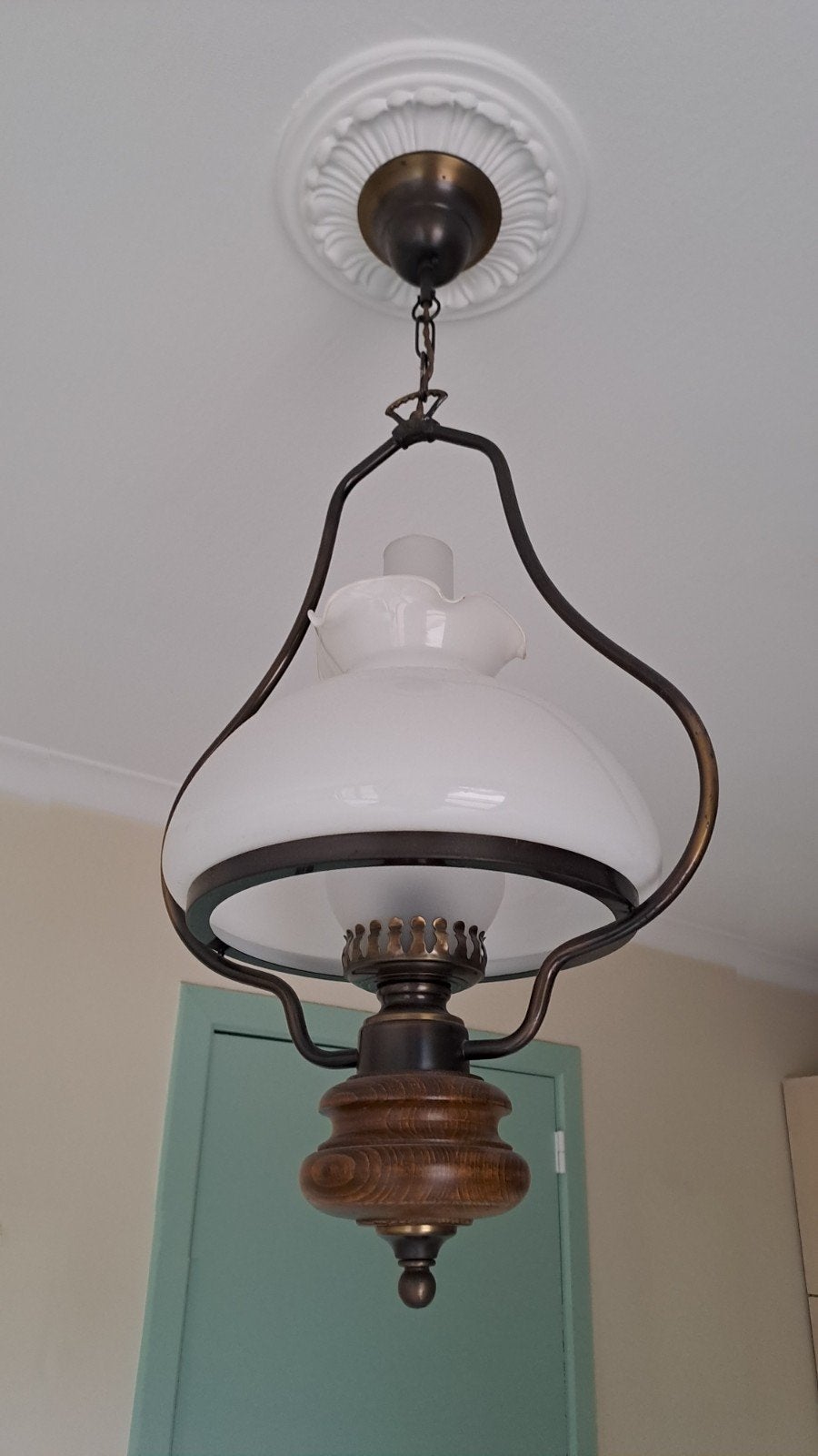 lamp petroleum stijl, Enlèvement