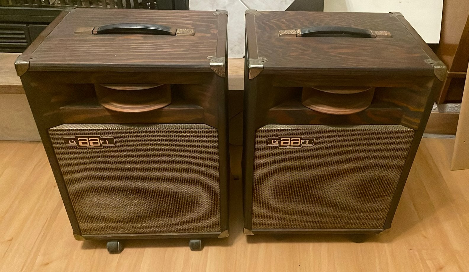 2 retro passieve speakers craaft cb-150, Gebruikt, Speakerset, Ophalen, 150 watt of meer
