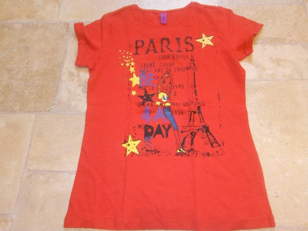 Verschillende t-shirts meisjes, korte mouwen, maat 164, Kinderen en Baby's, Ophalen of Verzenden, Gebruikt, Meisje, Shirt of Longsleeve