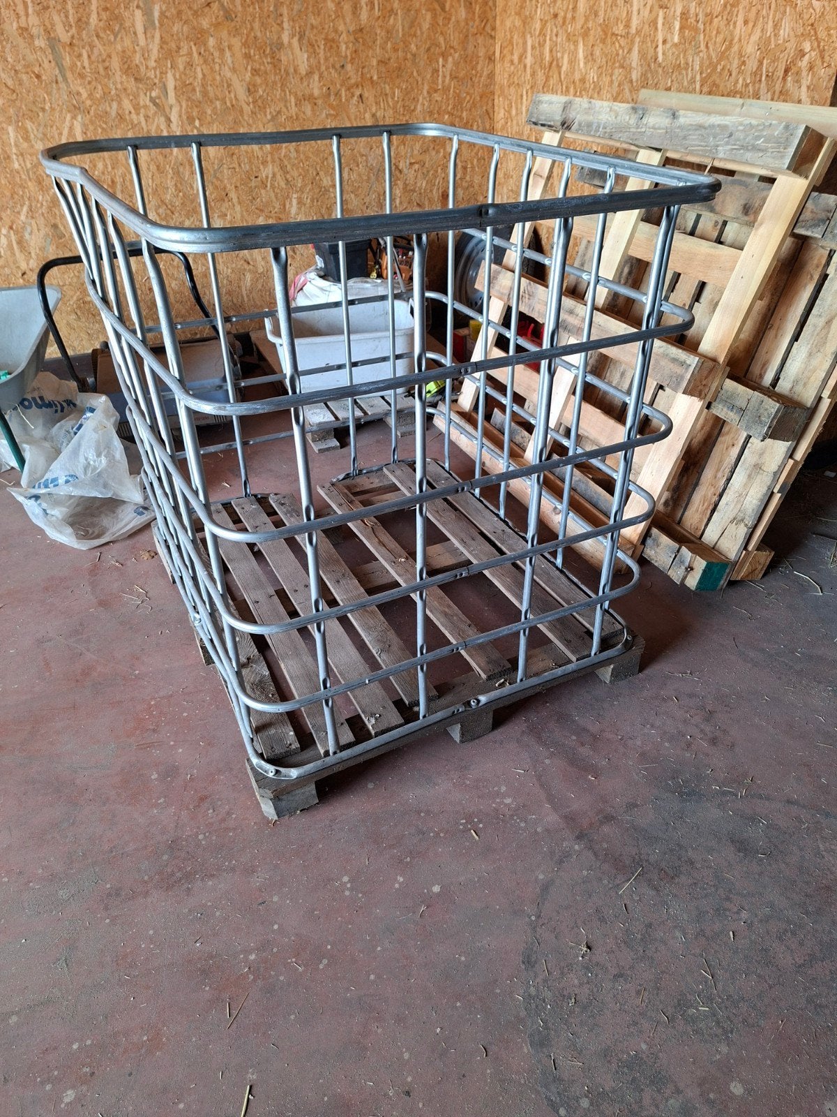 Ibc Container/houten bakken, Bricolage & Construction, Enlèvement