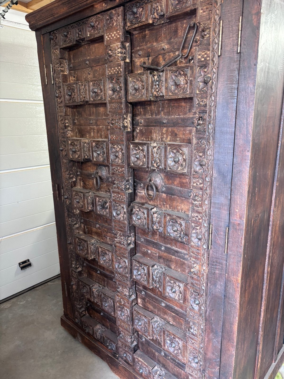 Authentieke indische kast, Antiek en Kunst, Antiek | Meubels | Kasten, Ophalen
