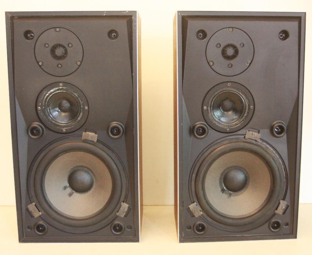 Bang & Olufsen Beovox S45-2 Luidsprekers / 75 Watt / 4-8 Ohm, Ophalen of Verzenden, Zo goed als nieuw, 60 tot 120 watt, Front, Rear of Stereo speakers