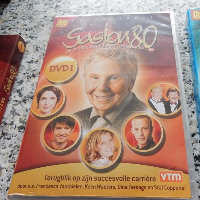 nr.2478-Dvd:Gaston 80-beste sketches van Gaston en Leo 1/2/3, Enlèvement ou Envoi