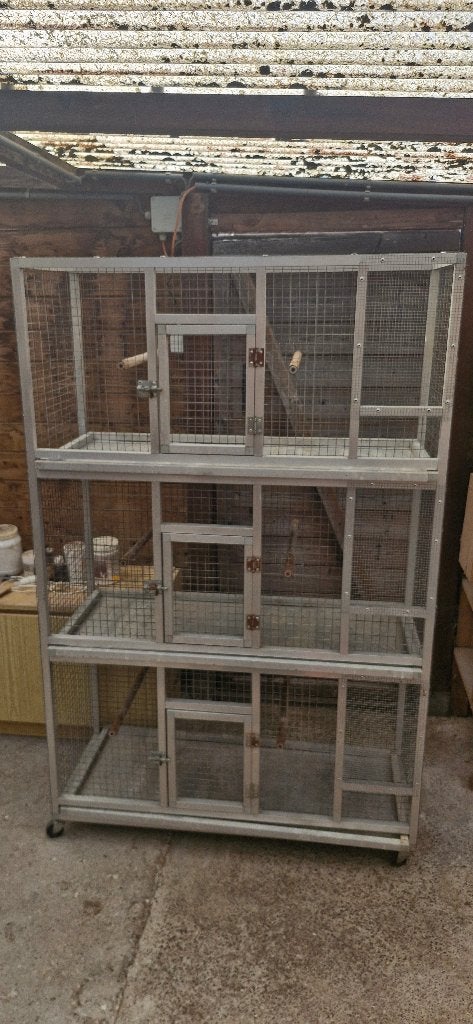 Kooi, Dieren en Toebehoren, Ophalen, Gebruikt, Aluminium, Vogelkooi