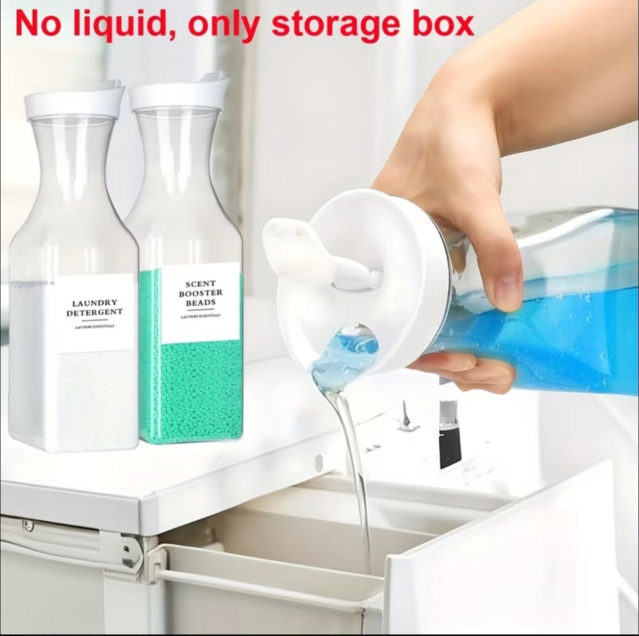 Lot de 4 Flacons Vides Rechargeables pour Lessive, Hobby en Vrije tijd, Feestartikelen | Verhuur, Nieuw, Ophalen of Verzenden