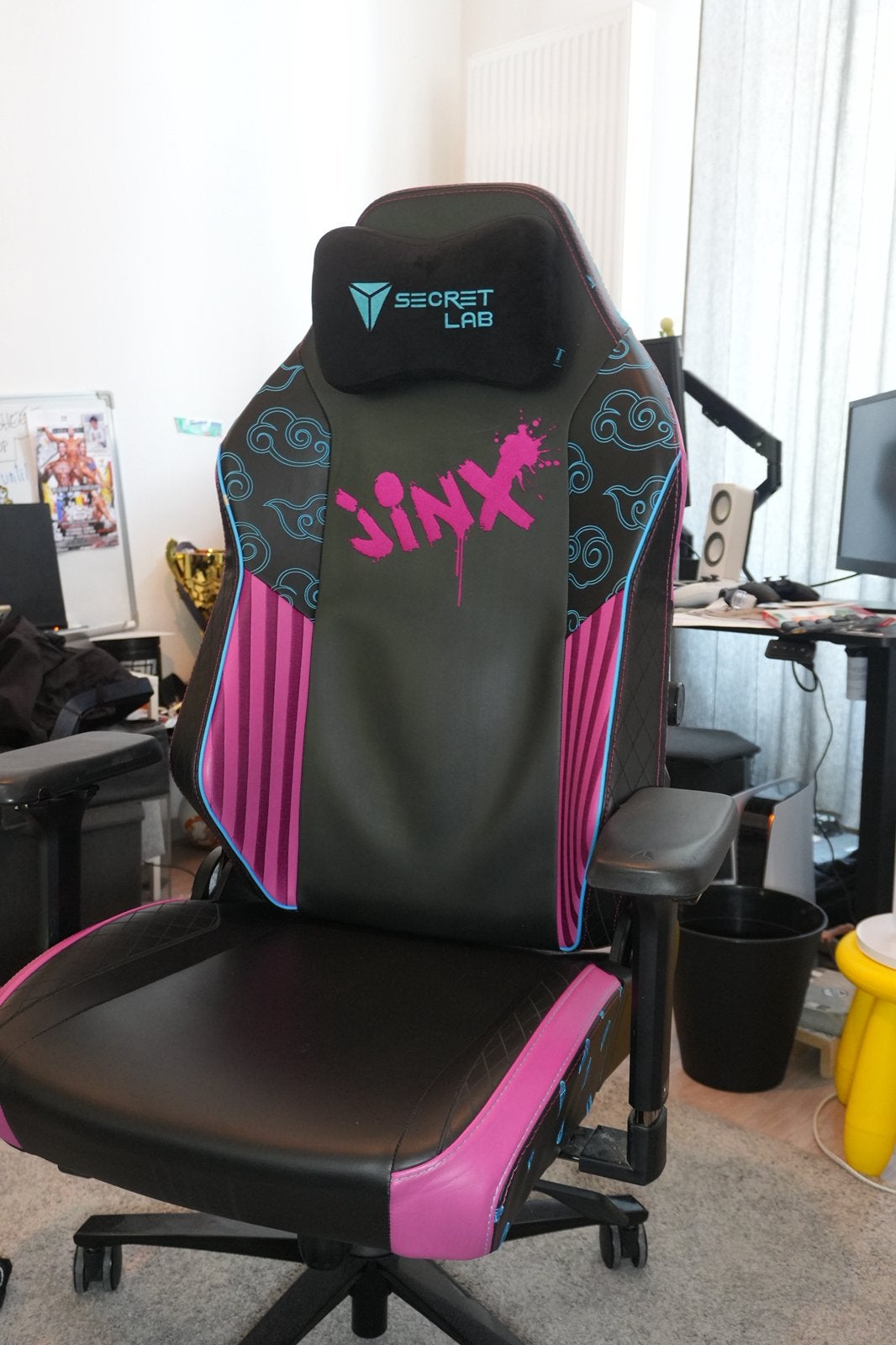 Chaise gaming secret labs, Huis en Inrichting, Bureaustoelen, Ophalen, Zwart, Zo goed als nieuw, Gaming bureaustoel