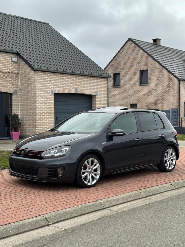 VW Golf 6 GTI Automatique DSG Full Options 2011, Autos, Cuir, 6 portes, Noir, Berline