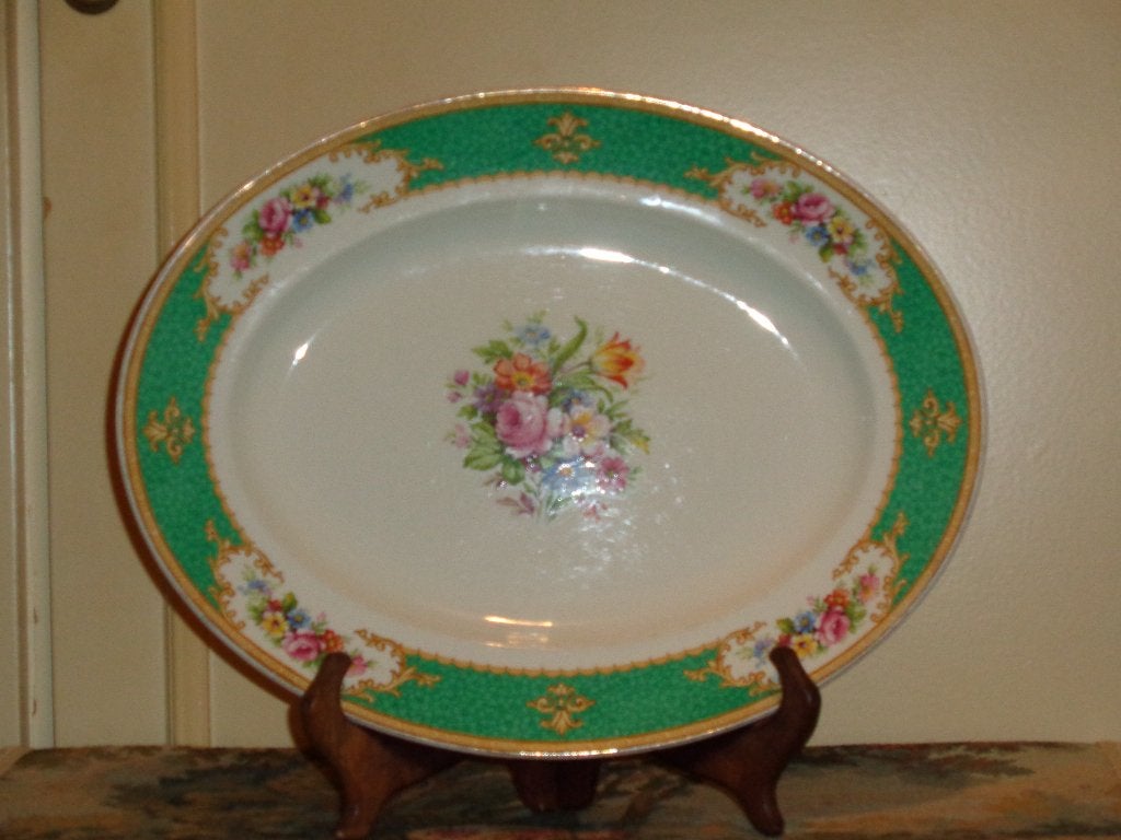 Empire England Ware dienblad van Engels porselein, Ophalen