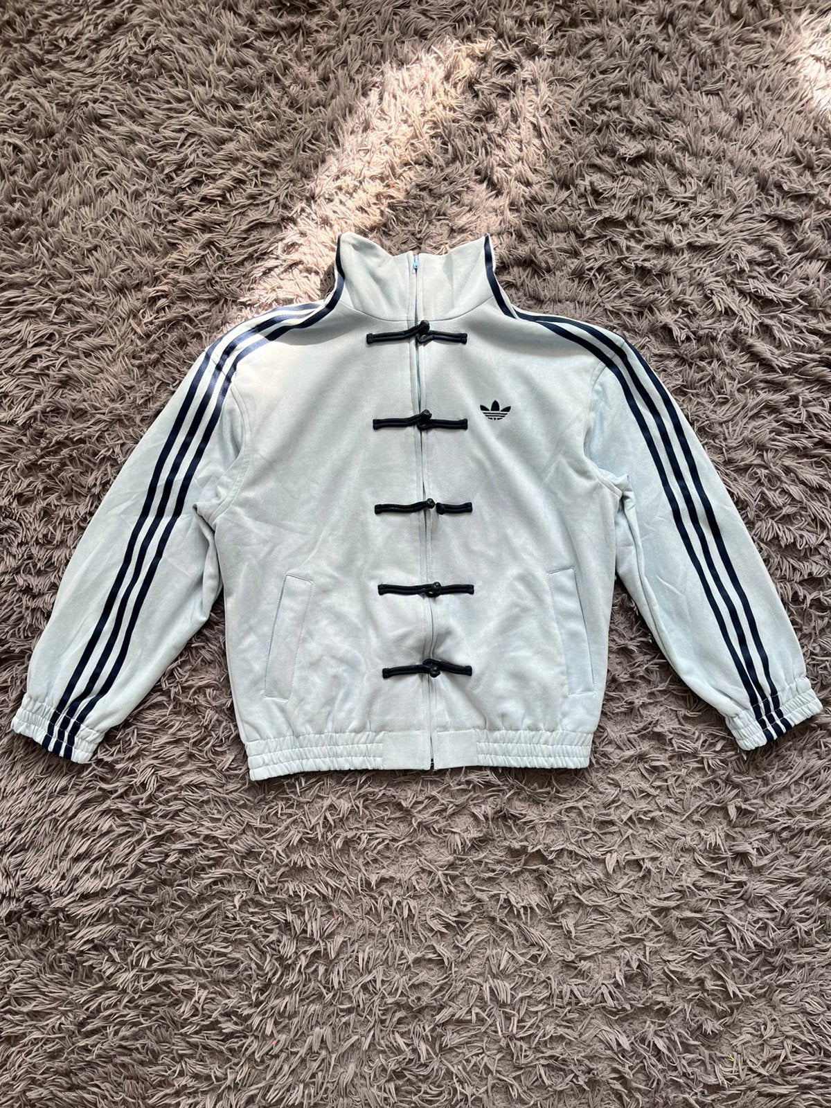 Adidas Chinees nieuwjaarsjack, Verzenden, Nieuw, Maat 38/40 (M), Blauw