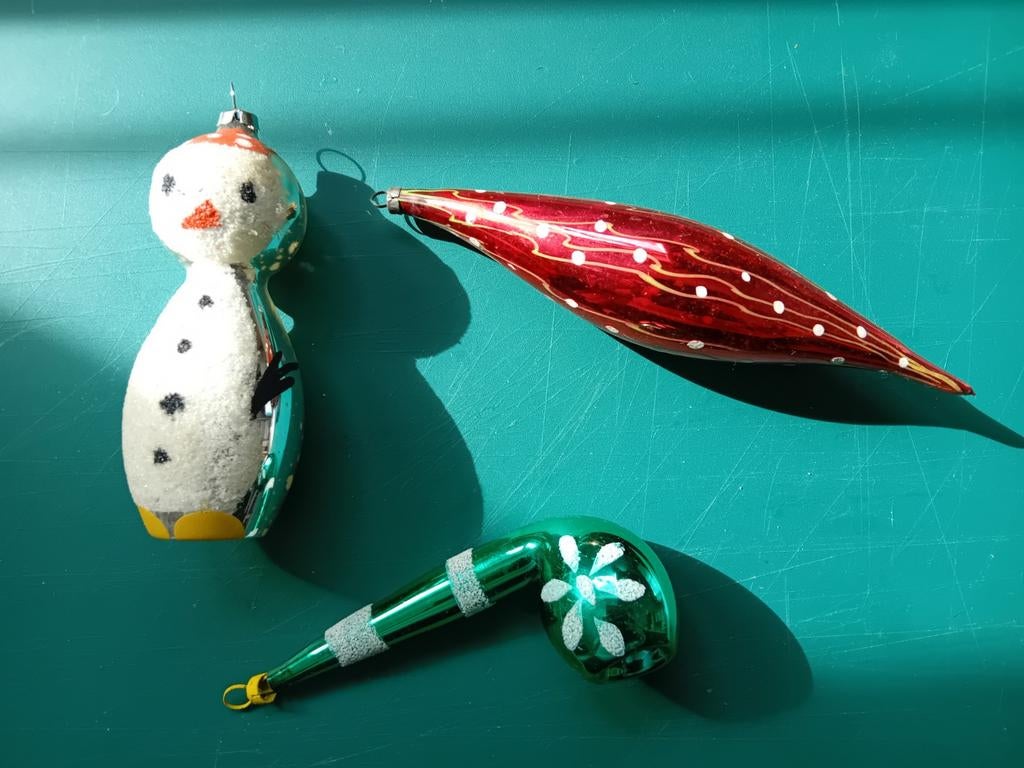 Vintage kerstballen, Diversen, Kerst, Ophalen of Verzenden