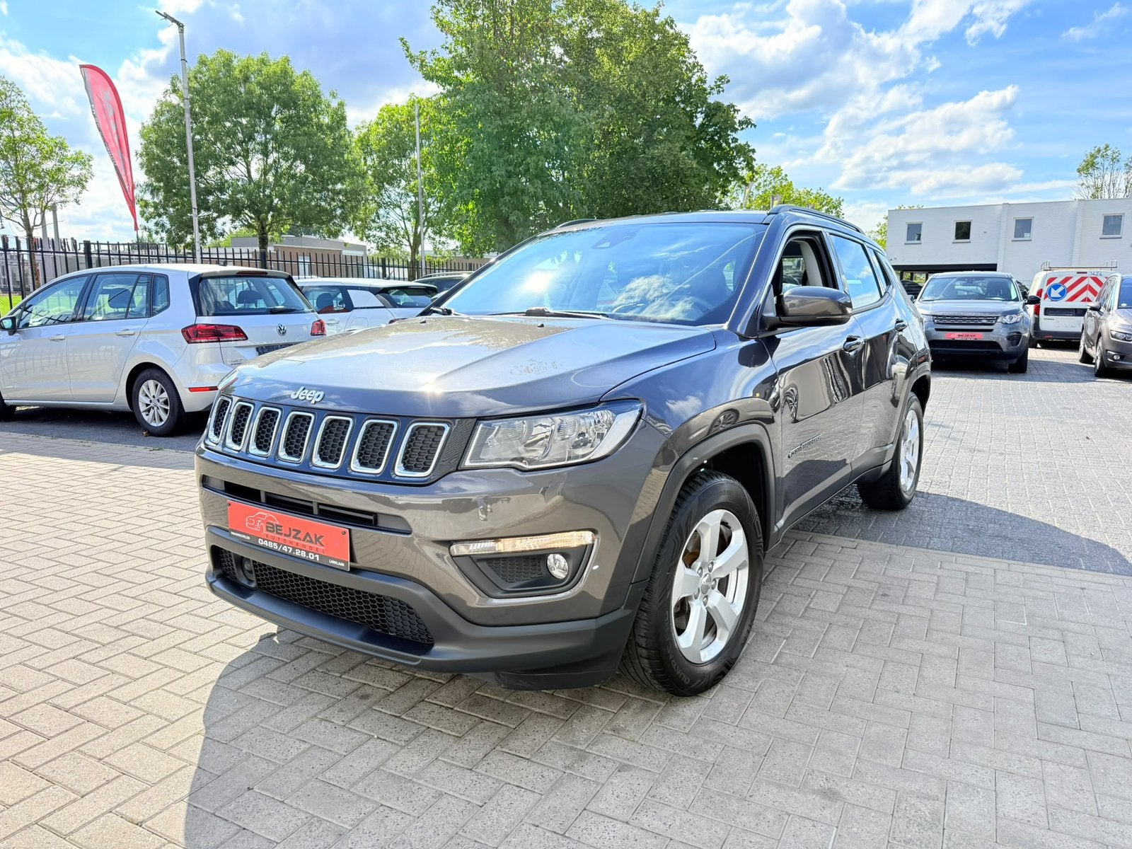 Jeep Compass1.4i Turbo 140pk 1j garantie, Auto's, Voorwielaandrijving, Compass, Bedrijf, ABS