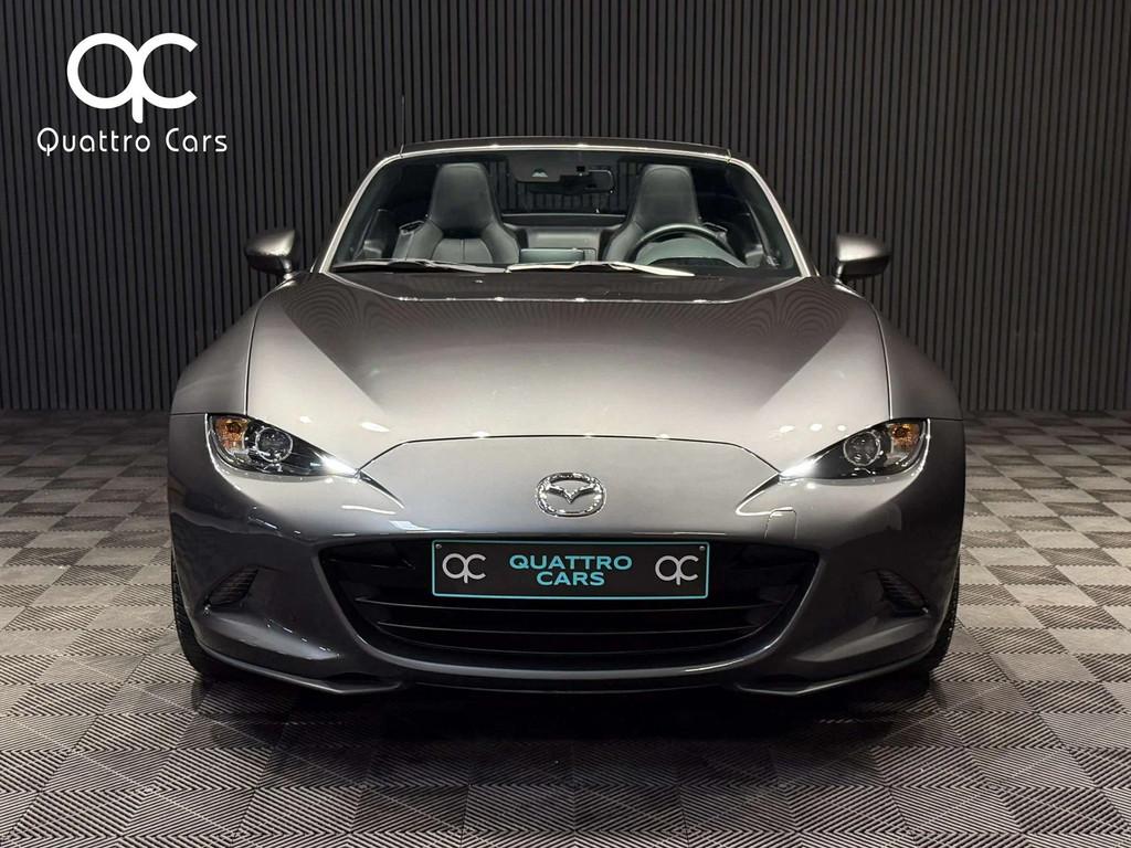 Mazda MX-5 RF MX-5 - 1.5i - Toit rigide - 1ere Main - Cuir -, Autos, Cuir, Argent ou Gris, Achat, Euro 6