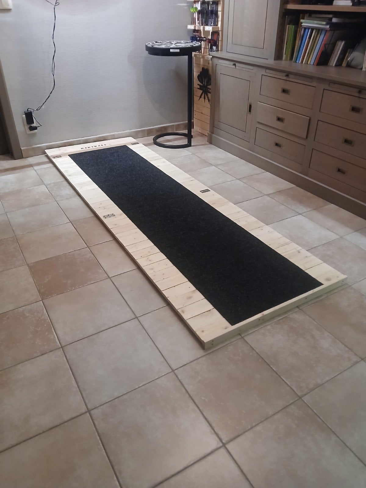 darts oche instelbaar, Sport en Fitness, Darts, Ophalen of Verzenden