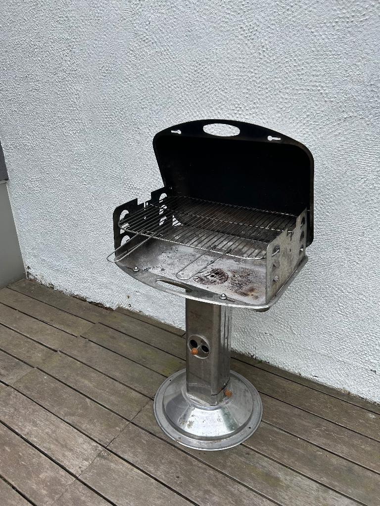 Vrijstaande barbecue inox – nog perfect bruikbaar, Tuin en Terras, Ophalen, Gebruikt, Overig