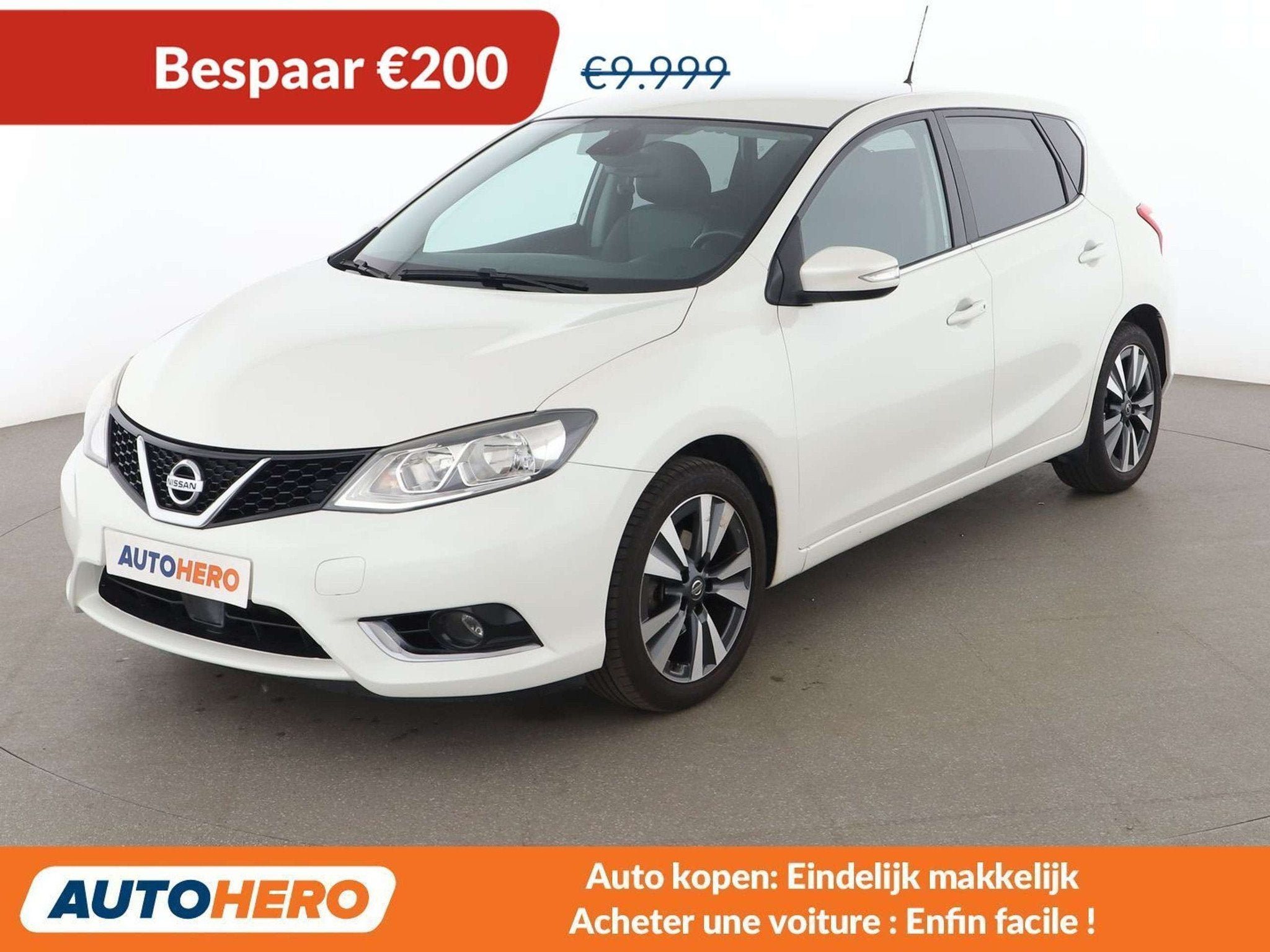 Nissan Pulsar 1.2 N-Connecta (année de construction 2016), Autos, Achat, 1280 kg, 116 ch, Noir