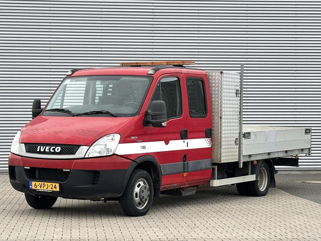 Iveco Daily 35C14GD extra lang CNG/benzine Dubbele cabine, Autos, Euro 5, 4 portes, Entreprise, Iveco