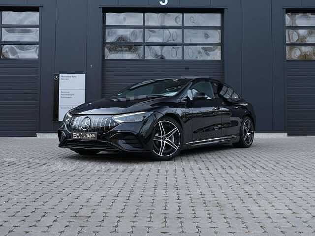 Mercedes-Benz EQE 43 AMG 4-Matic met hyperscreen, Auto's, Automaat, Overige kleuren, Panoramadak, Elektrisch