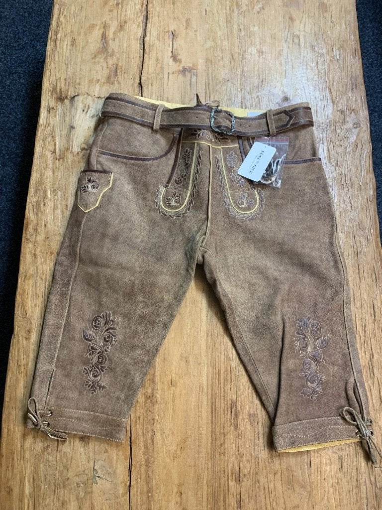 Originele nieuwe Lederhosen maat 56, Kleding | Heren, Edelnice Trachtenmode, Bruin, Maat 56/58 (XL), Ophalen of Verzenden