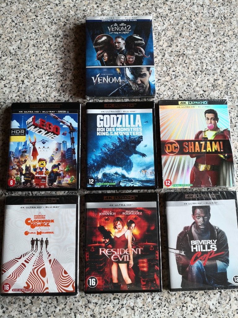 Diverse 4K ultra HD blu-rays uit te kiezen, Enlèvement ou Envoi, Néerlandais, Néerlandais