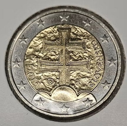 Slowakije : 2 Euro 2015 KM#102 Ref 16868, Timbres & Monnaies, Enlèvement ou Envoi, Slovaquie, 2 euros, Monnaie en vrac
