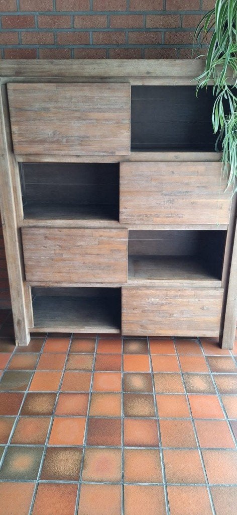 Stijlvolle houten hallkast 'Wally', Ophalen