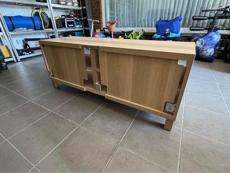 BESTÅ tv-meubel 120x40x38, Huis en Inrichting, Ophalen, 100 tot 150 cm, Nieuw, Minder dan 100 cm