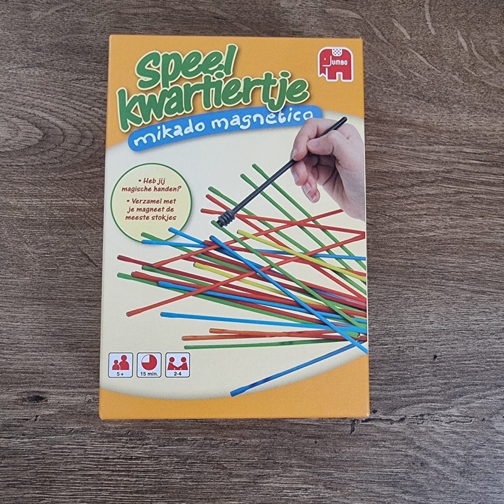 Magnetische Mikado, Hobby en Vrije tijd, Gezelschapsspellen | Overige, Ophalen, Zo goed als nieuw, Jumbo