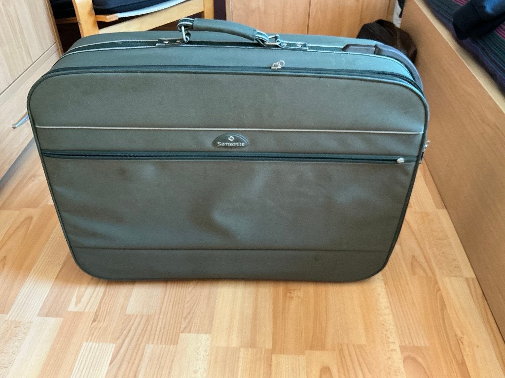 Reiskoffer groen Samsonite, Handtassen en Accessoires, Tassen | Reistassen en Weekendtassen, 20 tot 30 cm, Zo goed als nieuw, 60 tot 80 cm