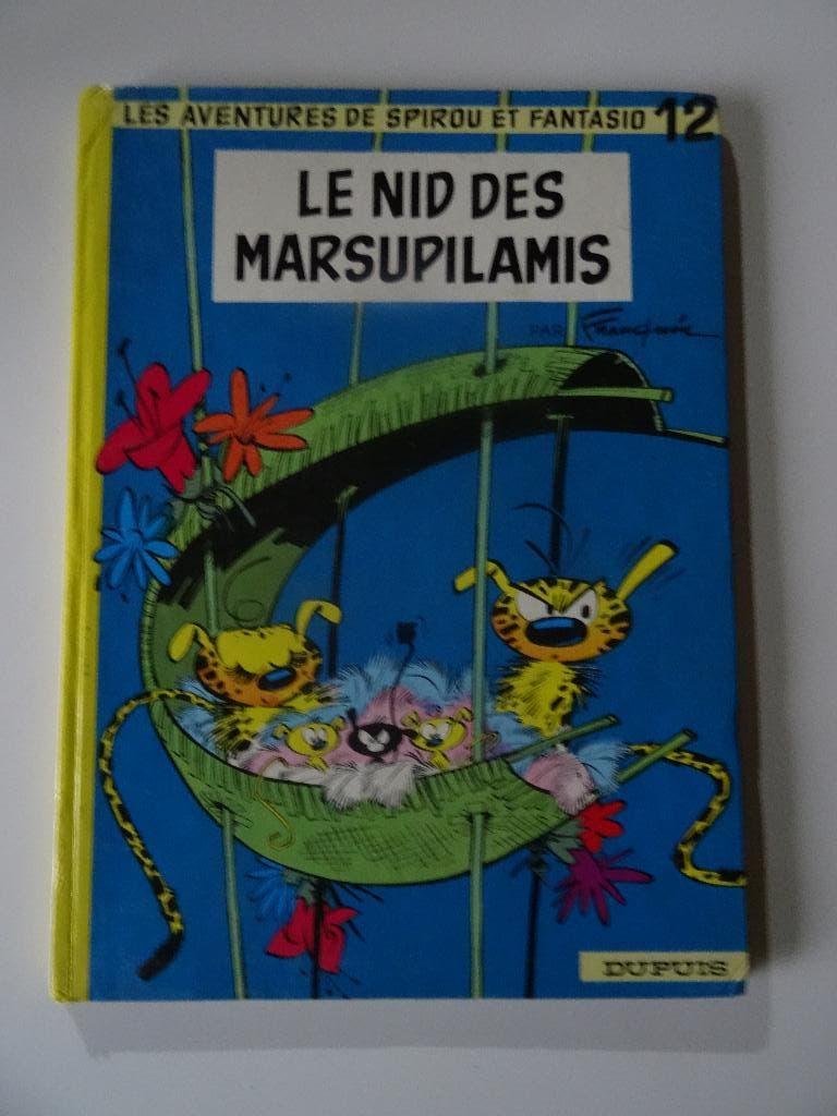 SpiroUT12 „Het Marsupilami's Nest” van Franquin Dupuis 1973, Gelezen, Eén stripboek, Ophalen of Verzenden, Franquin