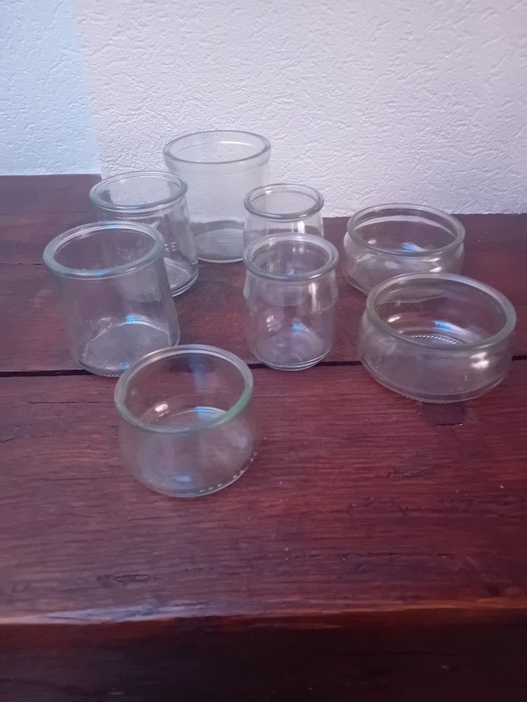 A donner petit pot en verre pour bricolage, Enlèvement, Neuf