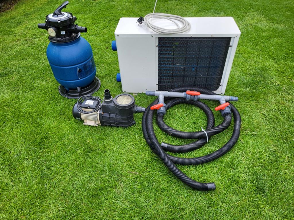 warmtepomp + filter, Tuin en Terras, Zwembad-toebehoren, Ophalen, Filter