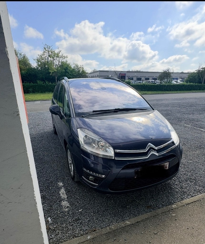Citroën c4 grand Picasso, Auto's, Euro 5, Zwart, Blauw, 7 zetels