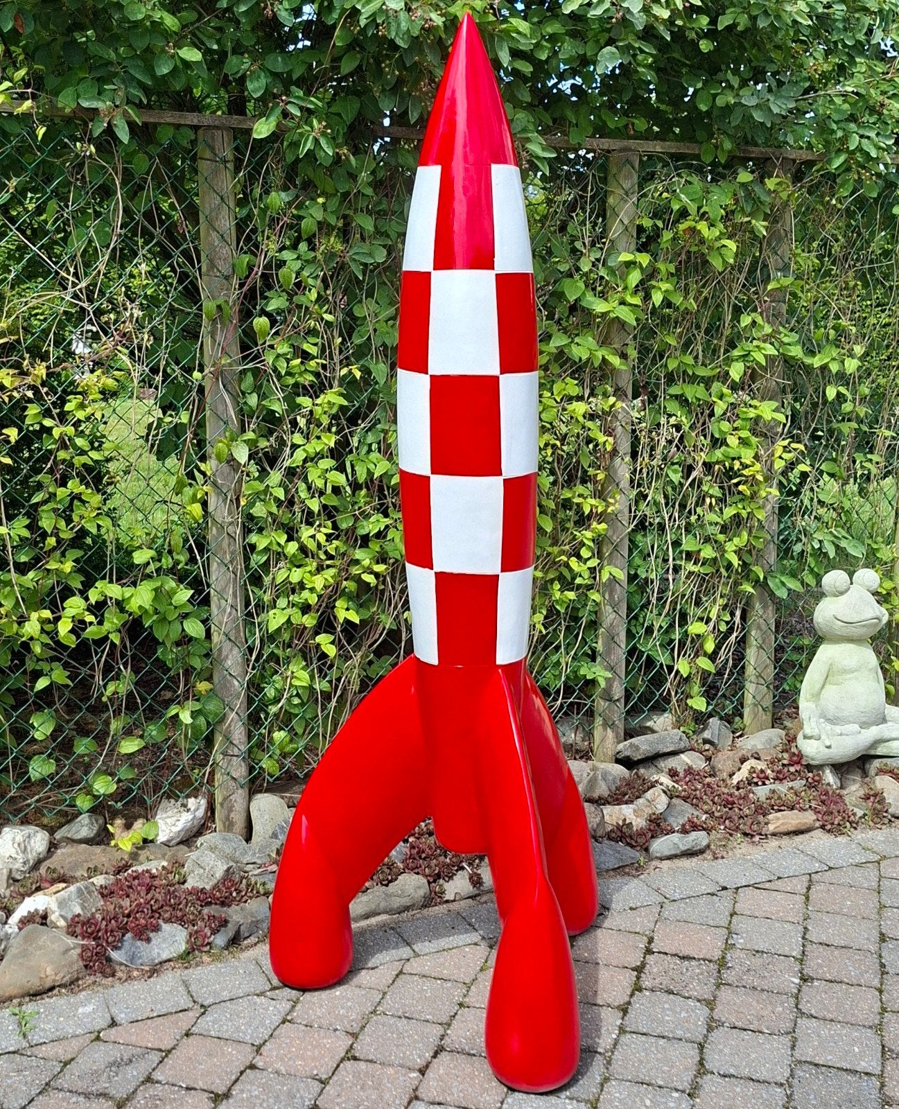 Kuifje raket naar de maan beeld, 1m80 hoog, Ophalen, Kuifje, Nieuw, Beeldje of Figuurtje