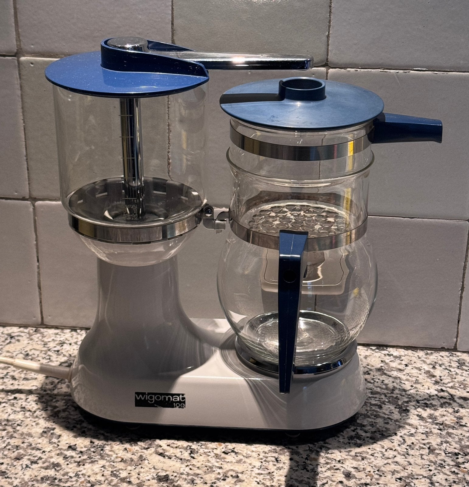 Vintage wigomat 100 koffiezetapparaat uit 1958 oude antiek, Electroménager, Cafetières, Enlèvement, Comme neuf