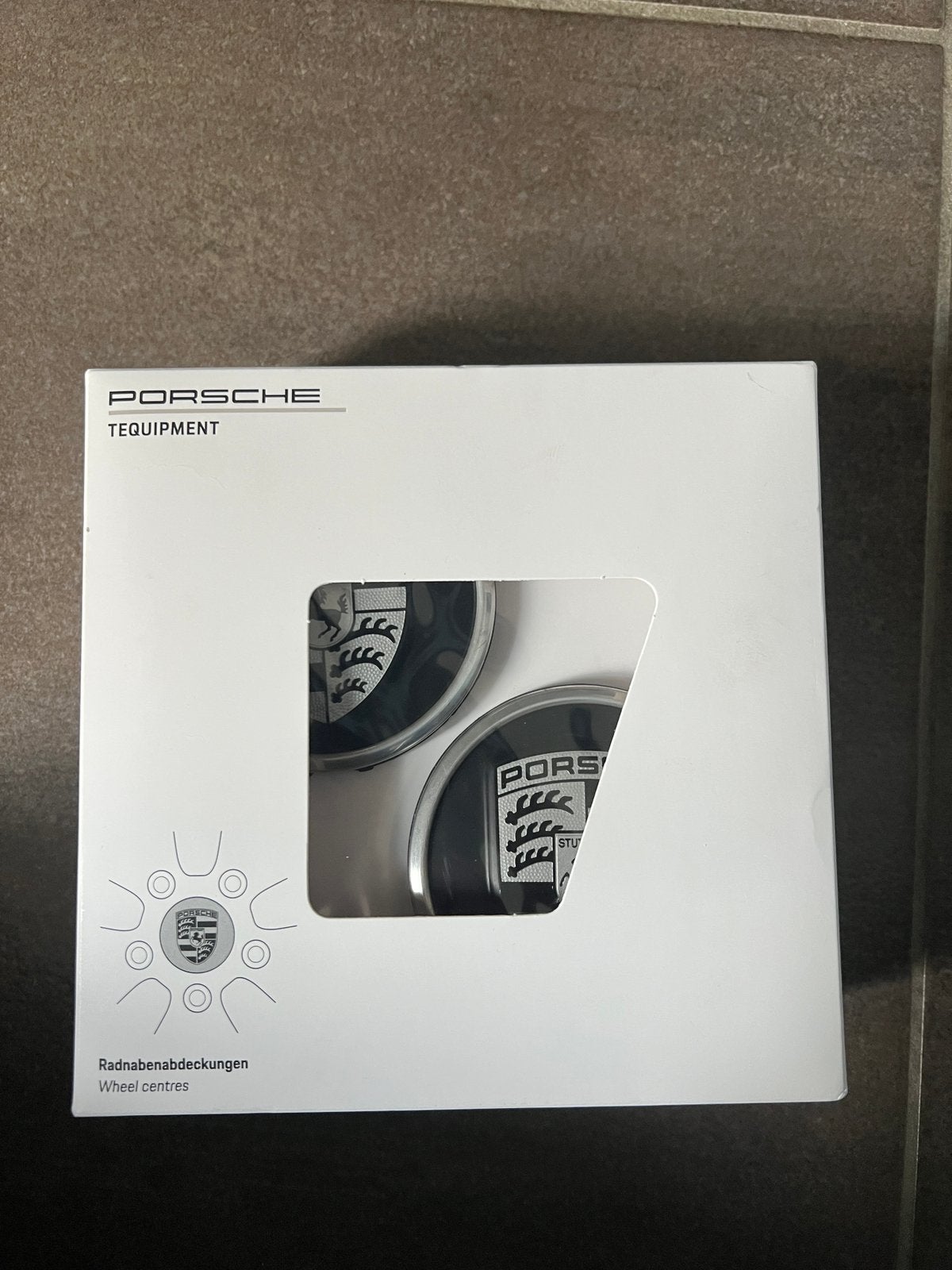 Originele Porsche Tequipment Naafdoppen (Nieuw in doos), Ophalen, Nieuw, Porsche